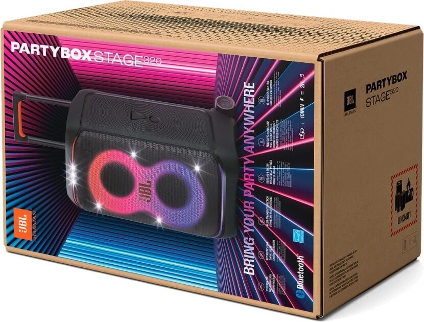 JBL PartyBox Stage 320 Black | Покупайте в фирменном интернет