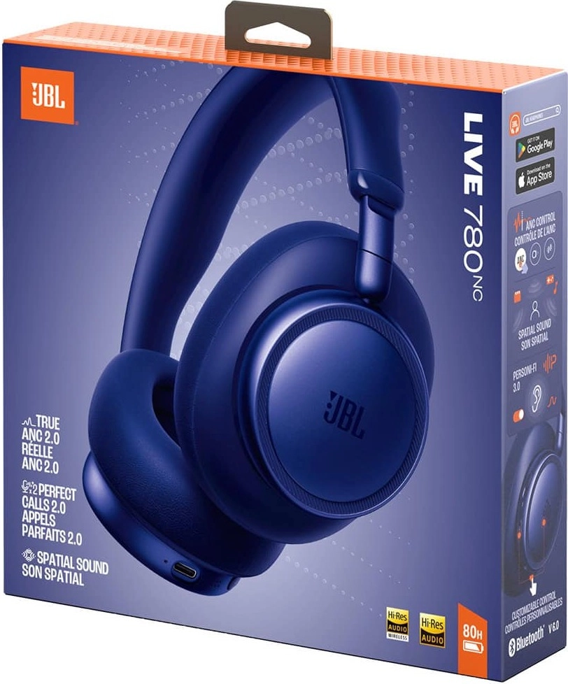 Наушники JBL Live 780NC Blue | Покупайте в фирменном интернет